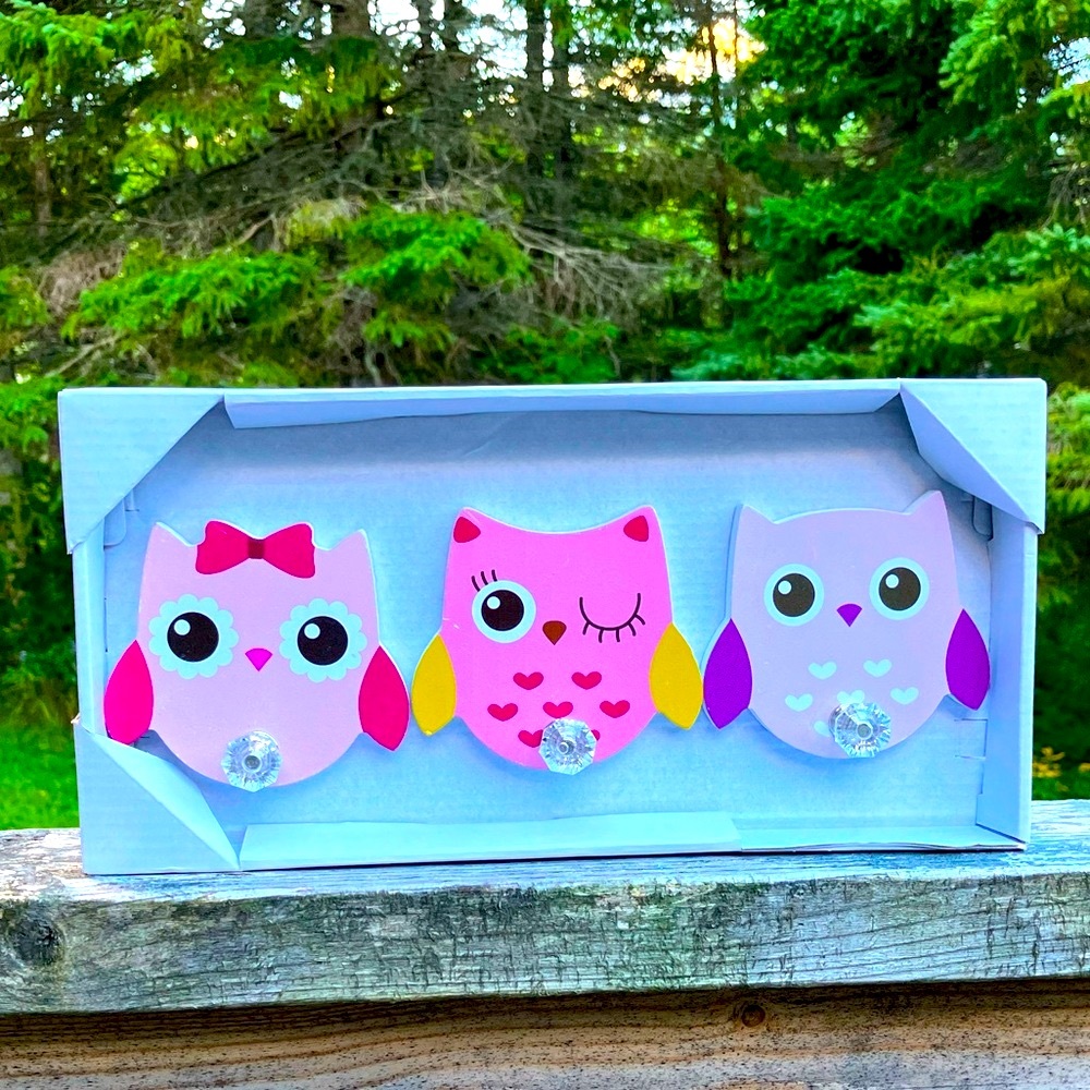 Adorable Owl Babies Wall Hook